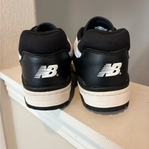 New Balance Shoes Mens Size 12 Black White 550 Retro Basketball Low BB550SV1 - Picture 4 of 9